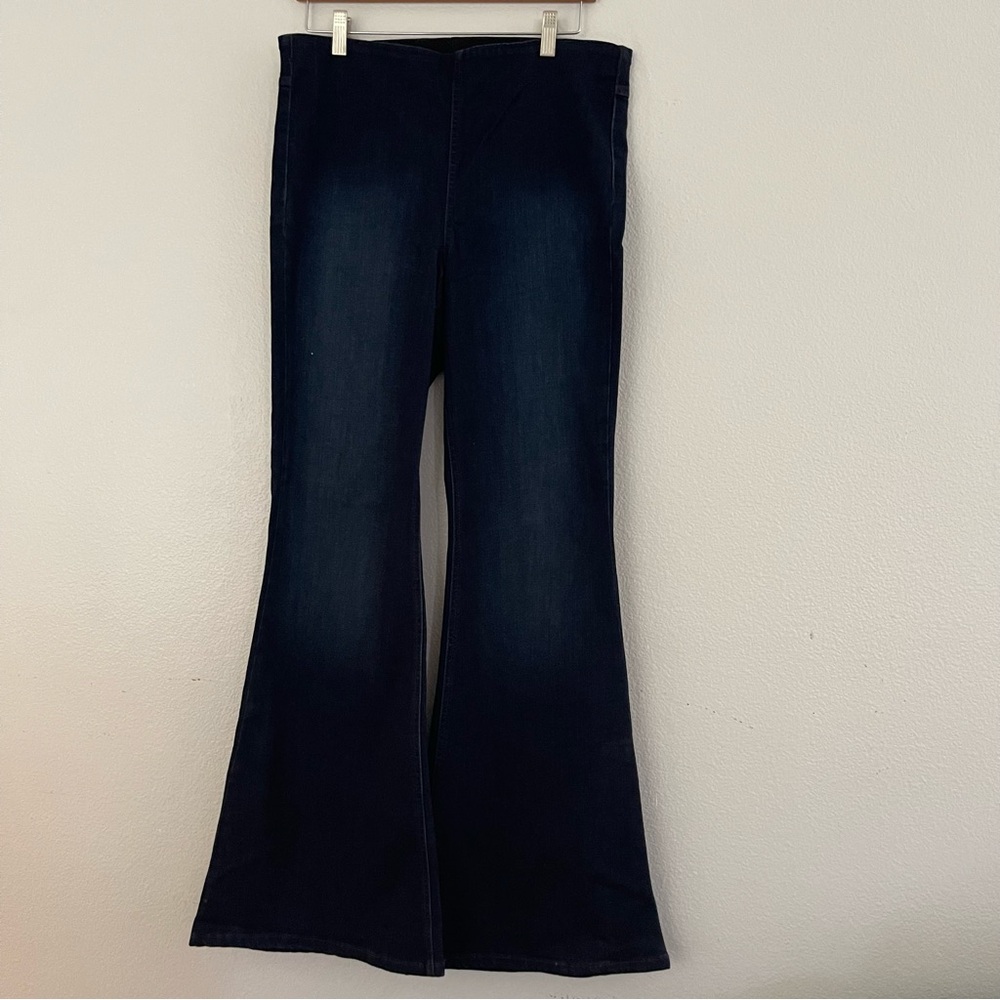 Flare jeans strech, wide leg vintage look